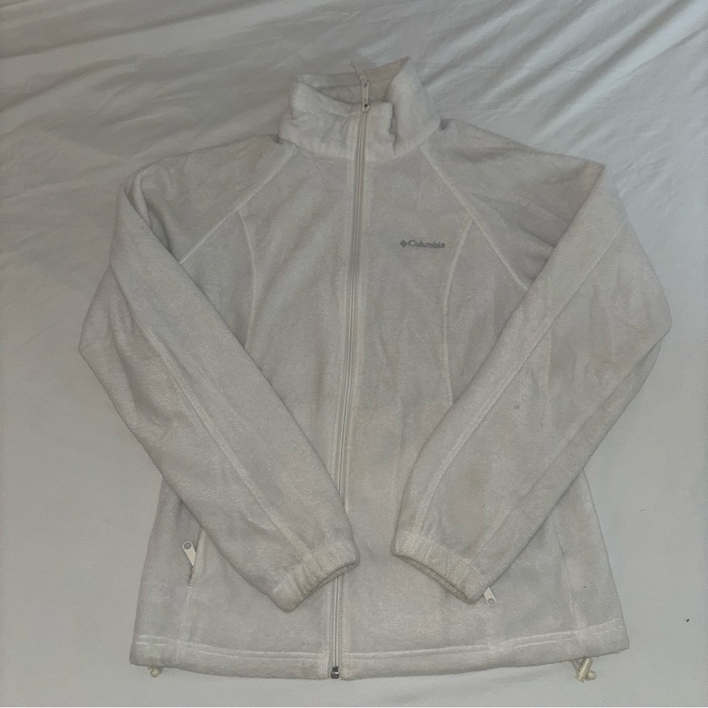 Columbia Benton Springs Full Zip Fleece White